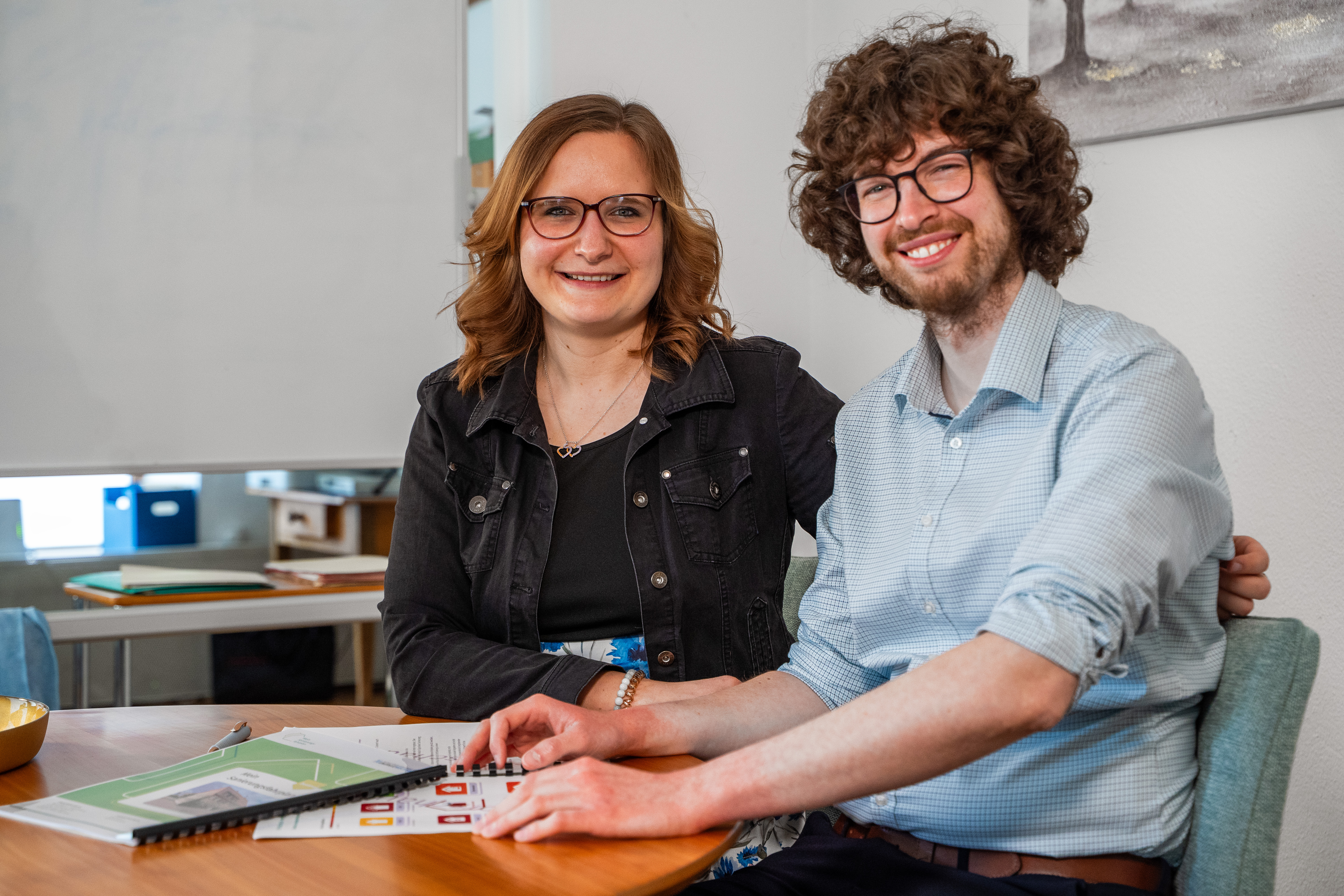 Energieeffizienz-Expertin Franziska Auracher mit ihrem Partner Karl-Heinz Theil